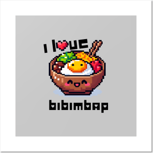 I Love Bibimbap Posters and Art